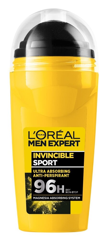 L'Oréal Men Expert Invincible Sport antiperspirants-rullītis cena un informācija | Dezodoranti | 220.lv