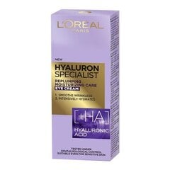 Mitrinošs acu krēms L'Oreal Hyaluron Specialist, 15 ml cena un informācija | Acu krēmi, serumi | 220.lv