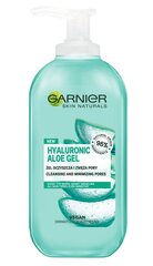 GARNIER HYALURONIC ALOE attīroša želeja sejai cena un informācija | Sejas ādas kopšana | 220.lv