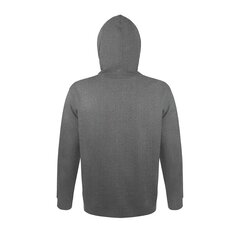 Pieguļoša piegriezuma, ogļu pelēks, unisex džemperis ar kabatu un kapuci SNAKE cena un informācija | Vīriešu džemperi | 220.lv