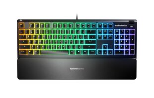 SteelSeries Apex 3 RGB Black US cena un informācija | SteelSeries Datortehnika | 220.lv