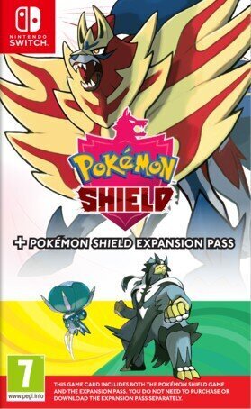 Pokemon Shield + Expansion Pass NSW cena un informācija | Datorspēles | 220.lv