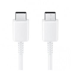 USB-C tipa līdz USB-C tipa 5A kabelis EP-DN975BW (100 W), balts cena un informācija | Savienotājkabeļi | 220.lv