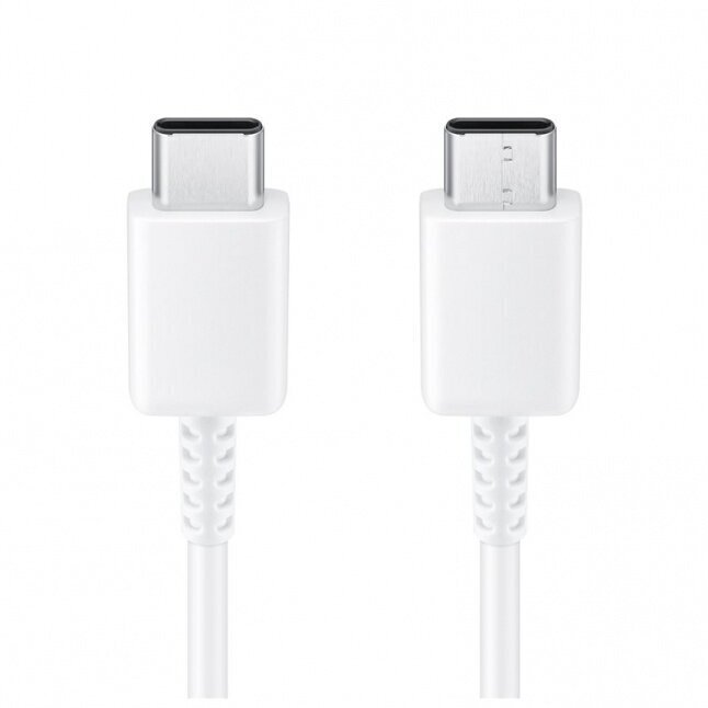 USB-C tipa līdz USB-C tipa 5A kabelis EP-DN975BW (100 W), balts цена и информация | Savienotājkabeļi | 220.lv