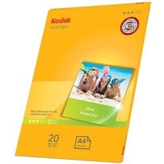 Glancēts foto papīrs Kodak A4 180G/M2 20 LAPAS cena un informācija | Kancelejas preces | 220.lv