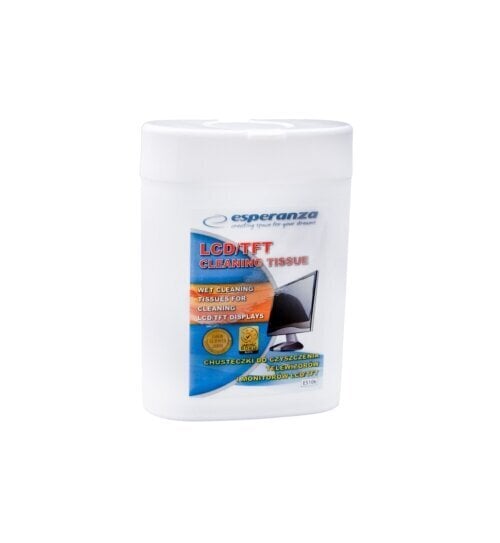Tīrīšanas salvetes monitoram Esperanza ES106 100gb цена и информация | Tīrīšanas līdzekļi | 220.lv