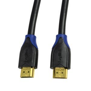 HDMI kabelis ar ārējo tīklu LogiLink CH0066 10 m Melns cena un informācija | Kabeļi un vadi | 220.lv