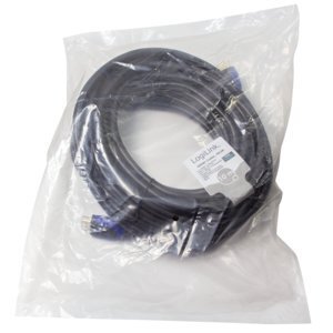 HDMI kabelis ar ārējo tīklu LogiLink CH0066 10 m Melns cena un informācija | Kabeļi un vadi | 220.lv