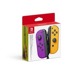 Игровой контроллер Nintendo Switch Joy-Con Pair Neon Orange Purple цена и информация | Джойстики | 220.lv