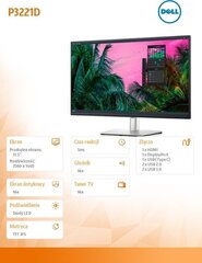 Dell P3221D cena un informācija | Monitori | 220.lv