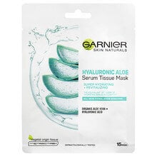 Garnier Skin Naturals Hyaluronic Aloe sejas maska ar alveju un hialuronskābi cena un informācija | Sejas maskas, acu maskas | 220.lv