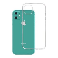 Чехол 3mk Clear Case 1,2mm Apple iPhone 11 прозрачный цена и информация | Чехлы для телефонов | 220.lv