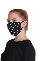 Многоразовая маска для лица  1017 One, чёрный  цена и информация | Первая помощь | 220.lv