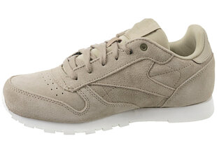 Brīva laika apavi bērniem Reebok Cl Leather Mcc JR CN0000, brūns cena un informācija | Sporta apavi bērniem | 220.lv