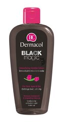 Mirdzošs micelārais ūdens Dermacol Black magic Detoxifying, 200 ml cena un informācija | Sejas ādas kopšana | 220.lv