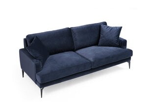 Dīvāns Artie Papira 175, tumši zils cena un informācija | Dīvāni | 220.lv
