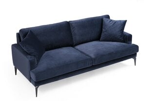 Dīvāns Artie Papira 205, tumši zils cena un informācija | Dīvāni | 220.lv