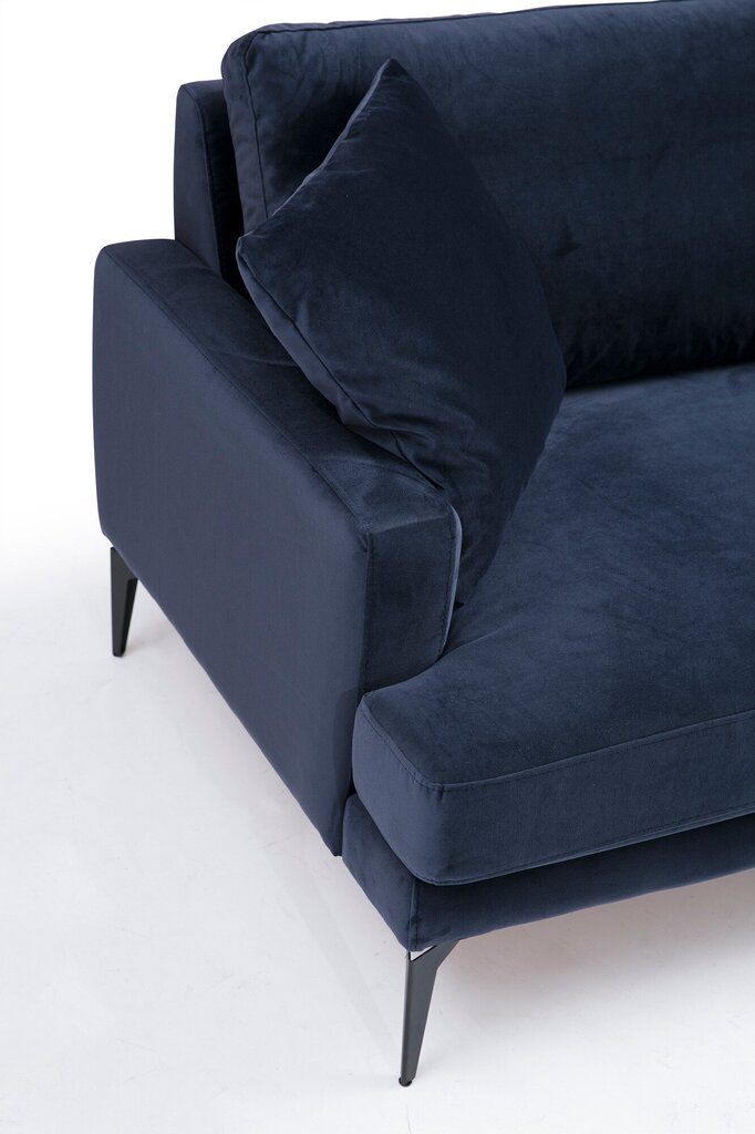 Dīvāns Artie Papira 205, tumši zils cena un informācija | Dīvāni | 220.lv