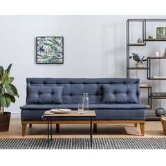 Dīvāns Artie Fuoco, tumši zils cena un informācija | Dīvāni | 220.lv