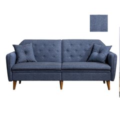 Dīvāns Artie Terra, tumši zils cena un informācija | Dīvāni | 220.lv