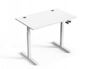 Regulējama augstuma galds UP UP, balts rāmis cena un informācija | Datorgaldi, rakstāmgaldi, biroja galdi | 220.lv