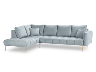 Stūra dīvāns Interieurs 86 Octave, gaiši zils cena un informācija | Stūra dīvāni | 220.lv