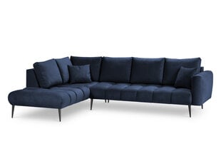 Stūra dīvāns Interieurs 86 Octave, zils/melns цена и информация | Угловые диваны | 220.lv