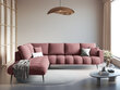 Stūra dīvāns Interieurs 86 Octave, rozā/melns цена и информация | Stūra dīvāni | 220.lv