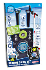 Karaoke skaņas sistēma ar 2 mikrofoniem Bontempi, 42 5030 cena un informācija | Attīstošās rotaļlietas | 220.lv
