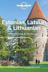 Lonely Planet: Estonian, Latvian & Lithuanian Phrasebook & Dictionary цена и информация | Путеводители, путешествия | 220.lv