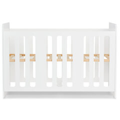 Bērnu gultiņa Kinderkraft Stello 60x120 cm, balta cena un informācija | KinderKraft Mēbeles un interjers | 220.lv