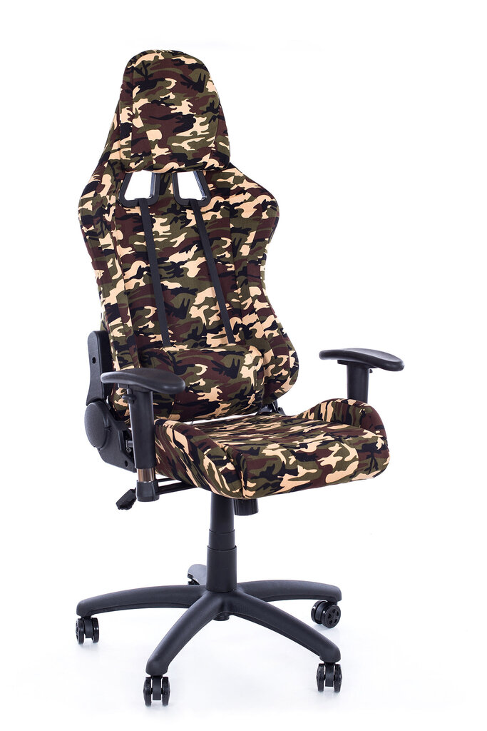 Spēļu krēsls Happy Game 9201, zaļš/melns cena un informācija | Biroja krēsli | 220.lv