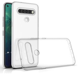 Чехол силиконовый Fusion Ultra для LG K61, прозрачный, 0,3 мм цена и информация | Чехлы для телефонов | 220.lv