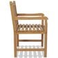 Brūni āra krēsli, 2gab., tīkkoks cena un informācija | Dārza krēsli | 220.lv