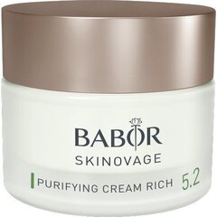 Интенсивный антибактериальный крем для проблемной кожи лица - BABOR SKINOVAGE Purifying Cream Rich цена и информация | Кремы для лица | 220.lv