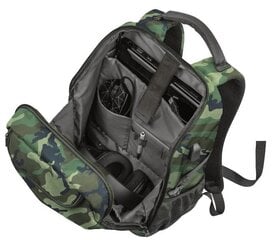 Рюкзак для ноутбука Trust, чёрный/зелёный цена и информация | Рюкзаки, сумки, чехлы для компьютеров | 220.lv