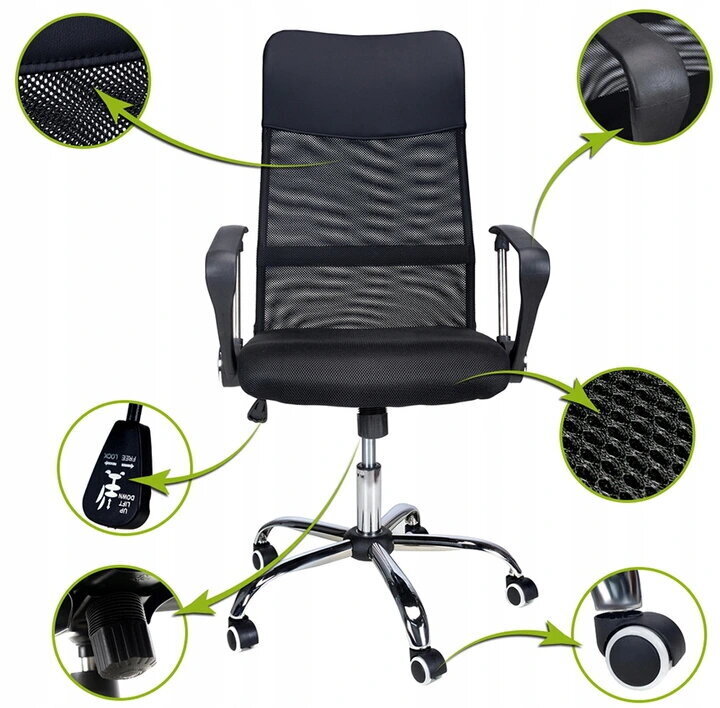 Biroja krēsls Calviano Xenos Compact, melns cena un informācija | Biroja krēsli | 220.lv