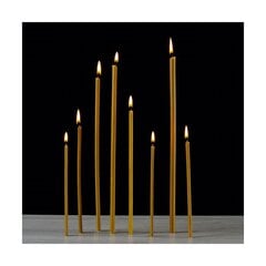 Восковые церковные свечи «Даниловo» жёлтого цвета, №10, 5 штук, 142 граммов цена и информация | Церковные свечи, подсвечники | 220.lv