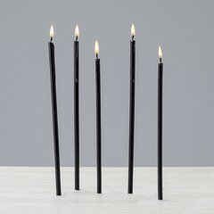 Восковые церковные свечи «Даниловo» чёрного цвета, №60, 50 штук, 334 граммов цена и информация | Церковные свечи, подсвечники | 220.lv