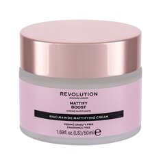 Sejas krēms Revolution Skincare Mattify Boost, 50 ml cena un informācija | Sejas krēmi | 220.lv