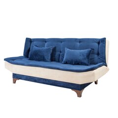 Dīvāns Artie Kelebek, zils/krēmkrāsas cena un informācija | Dīvāni | 220.lv