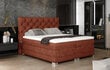 Elektriskā gulta NORE Clover 03, 180x200, brūna цена и информация | Gultas | 220.lv