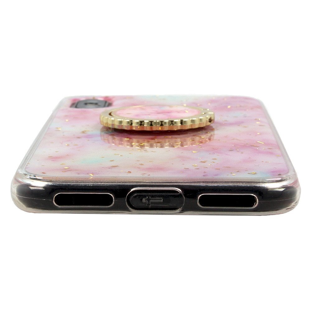 Fusion Marble Ring Back Case Silikona Aizsargapvalks Apple iPhone 12 Mini Rozā cena un informācija | Telefonu vāciņi, maciņi | 220.lv