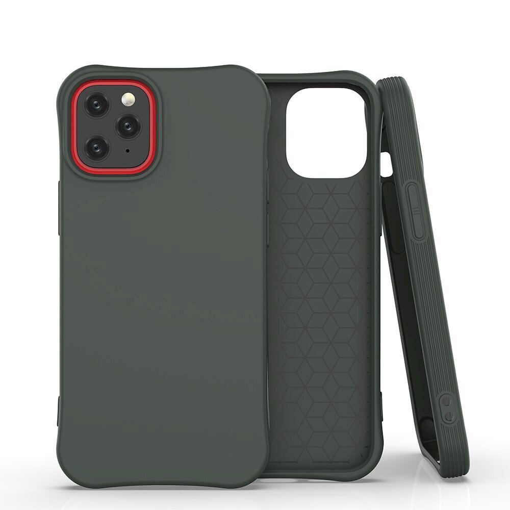 Fusion Solaster Back Case Silikona Aizsargapvalks Apple iPhone 12 Pro Max Tumši Zaļš цена и информация | Telefonu vāciņi, maciņi | 220.lv