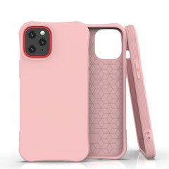 Силиконовый чехол Fusion Solaster for Apple iPhone 12 Pro Max, розовый цена и информация | Чехлы для телефонов | 220.lv