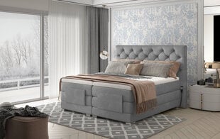 Электрическая кровать NORE Clover 18, 160x200, серая цена и информация | Кровати | 220.lv