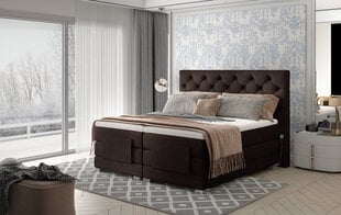 Электрическая кровать NORE Clover 09, 180x200, коричневая цена и информация | Кровати | 220.lv