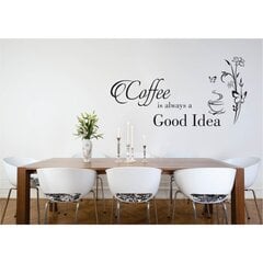Sienu uzlīme - Coffee good idea cena un informācija | Dekoratīvās uzlīmes | 220.lv