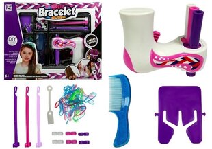 Matu pinuma mašīna ar piederumiem DIY Rope Bracelet cena un informācija | Rotaļlietas meitenēm | 220.lv