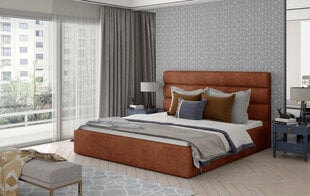 Кровать NORE Caramel 03, 180x200 см, красная цена и информация | Кровати | 220.lv